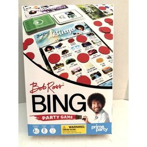 Bob Ross Bingo Party Game Fun for All Ages 2-16 Players